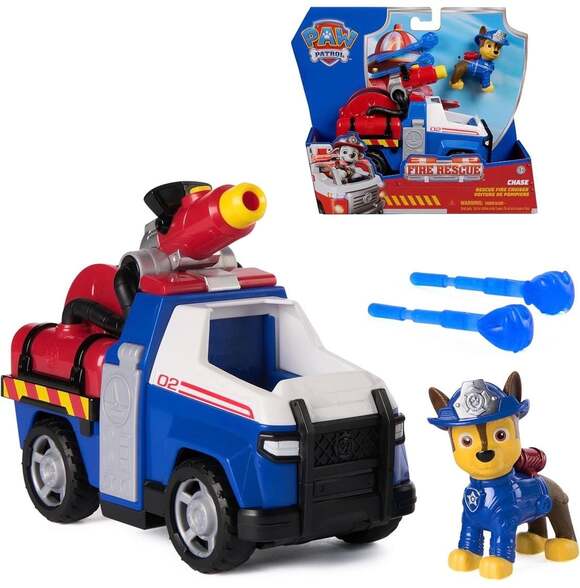 PAW Patrol Other - PAW Patrol Fire Rescue Chase Rescue Fire Cruiser with Figure and Projectile Laun